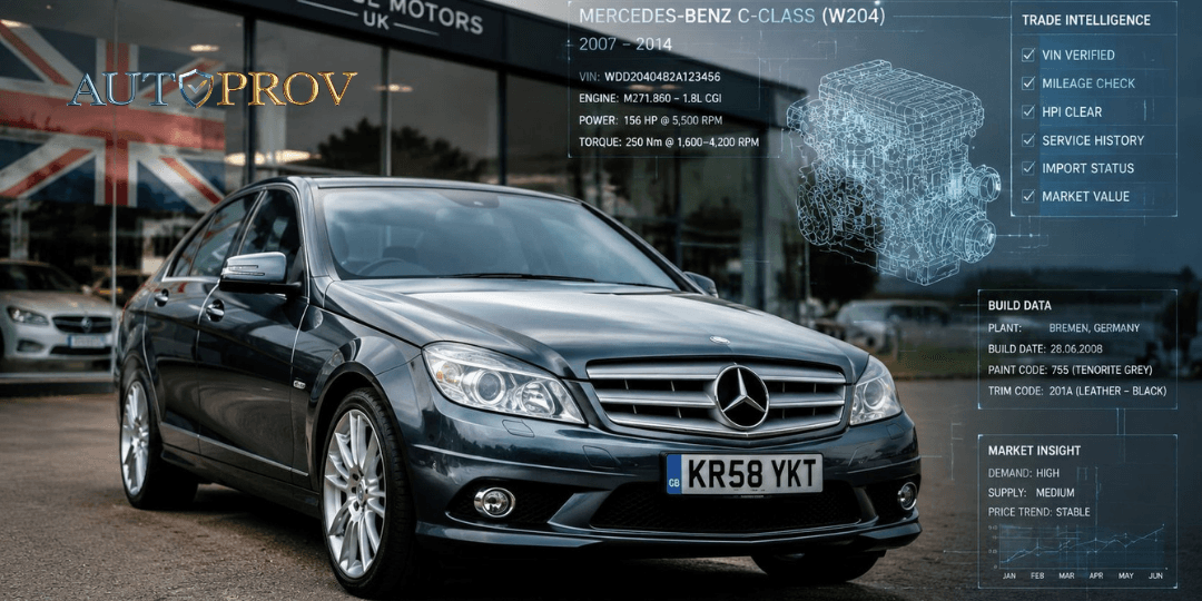 C Class W204: A UK Trade Buying Guide for 2026