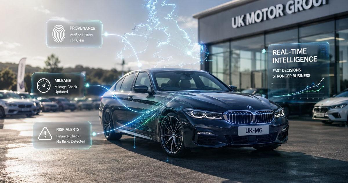 Real Time Intelligence for UK Motor Traders