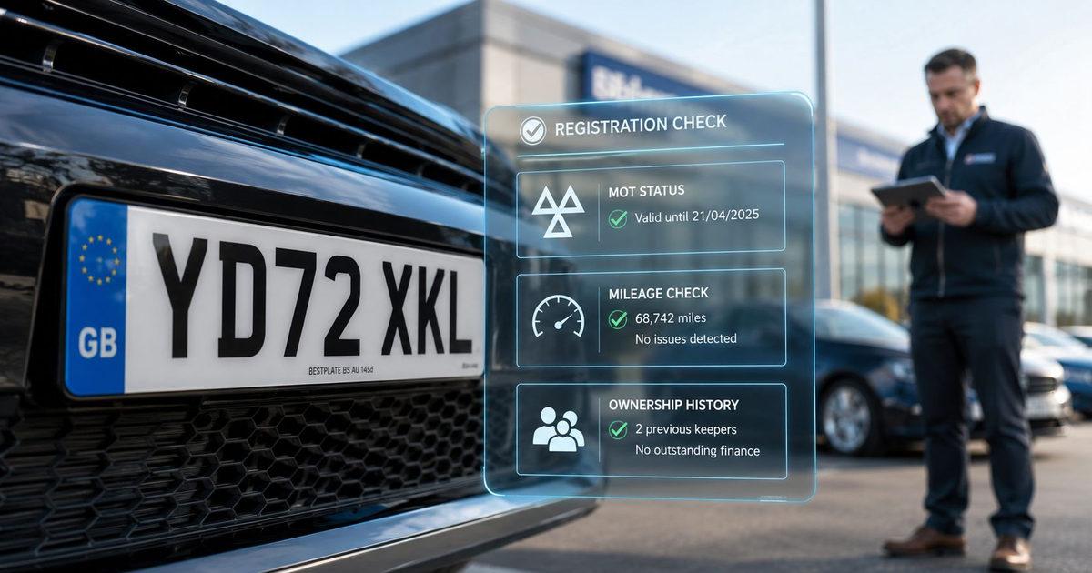 UK Vehicle Registration Number Check for Dealers Explained