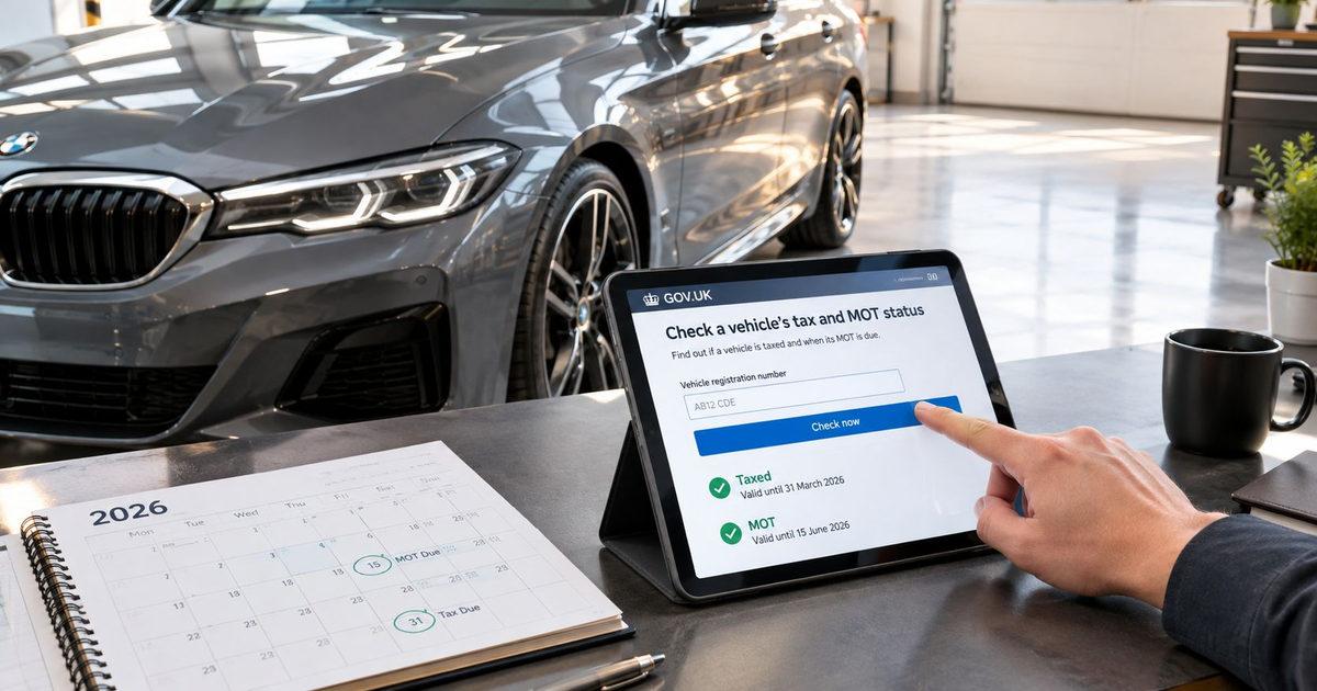 How to Check MOT and Tax for Free in 2026: A Quick Guide