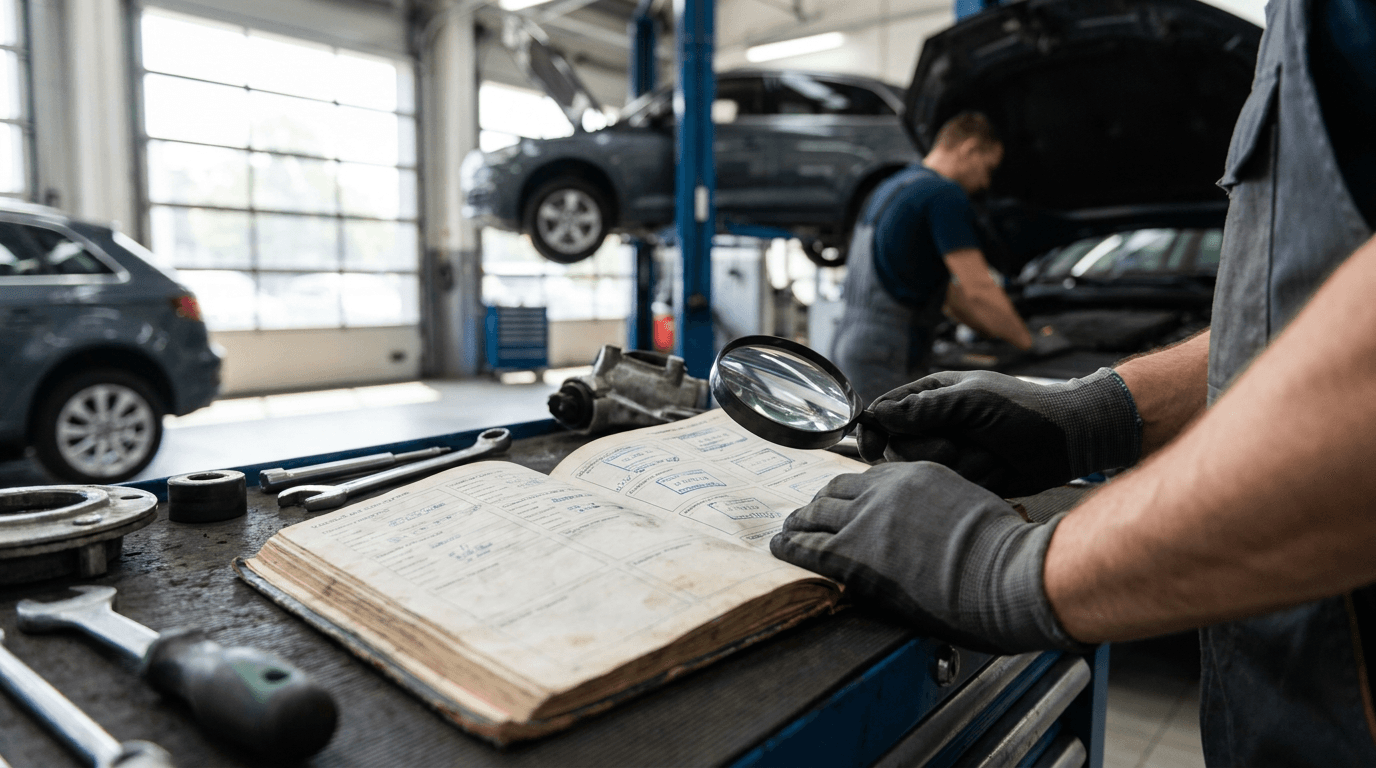 How to Spot Fake Service Stamps and Logbook Fraud in the Motor Trade