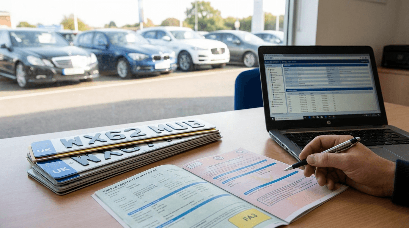 Understanding Plate Changes and Their Implications for Motor Traders