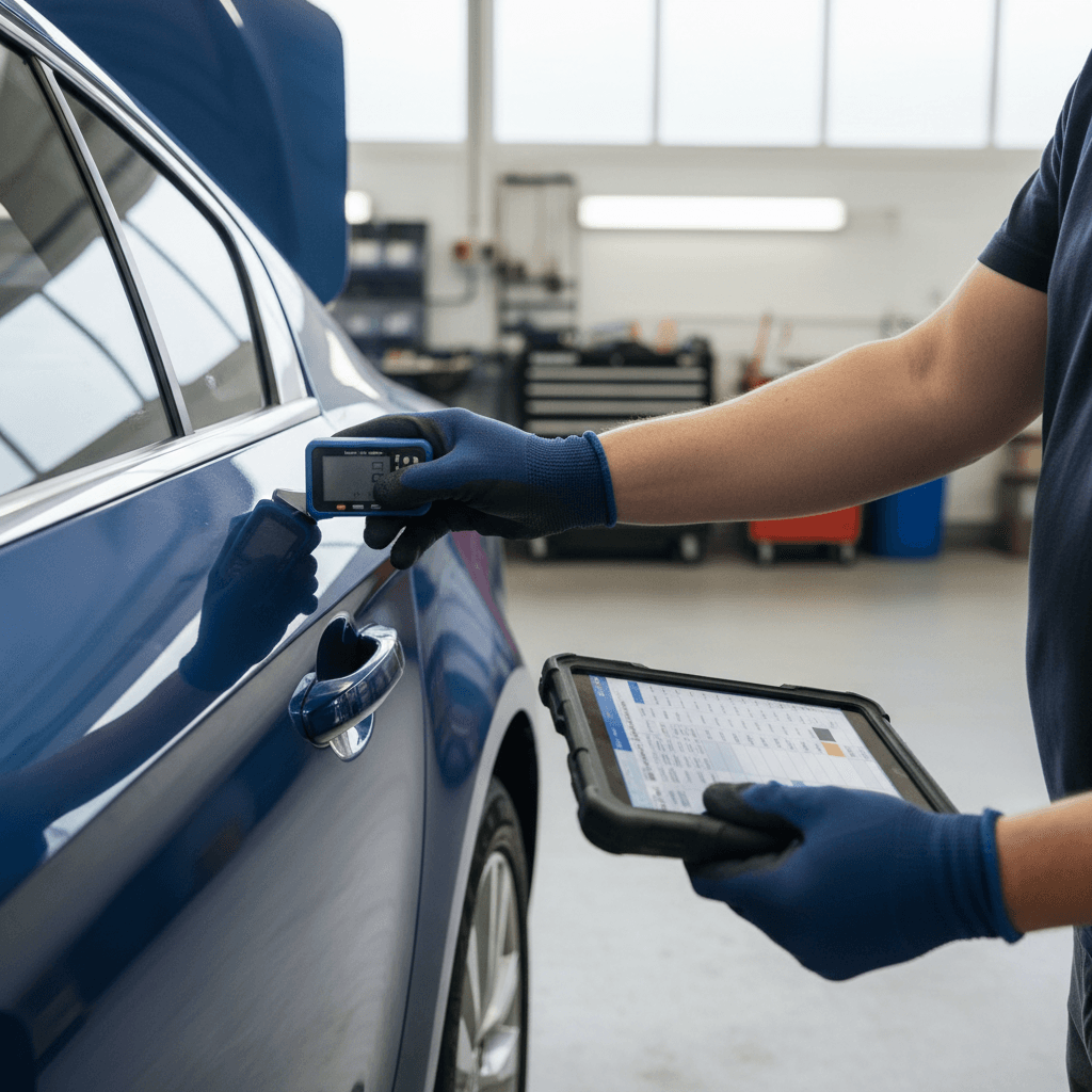 How to Check a Vehicle's Original Paint Colour and Finish